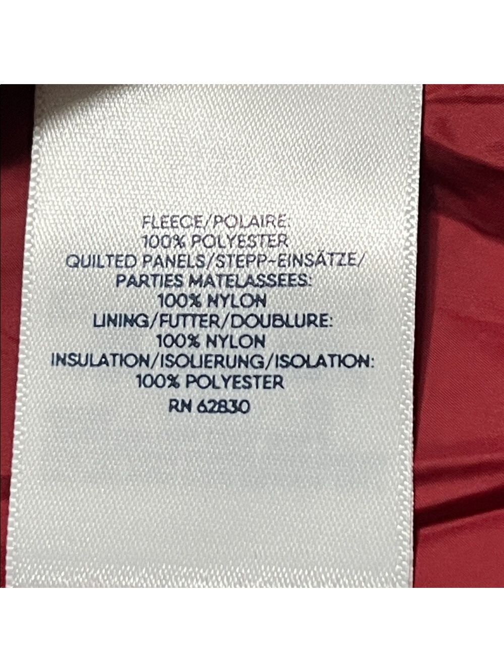 Lands' End Women's Burgundy Hooded Jacket. XL (18). Like new - Picture 6 of 11